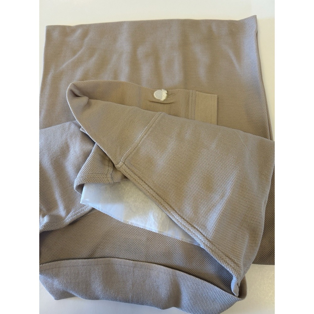 Pima for Golf Men's SS Golf Shirt Tan with embroidered golf ball Size XL CL20 - Picture 3 of 4